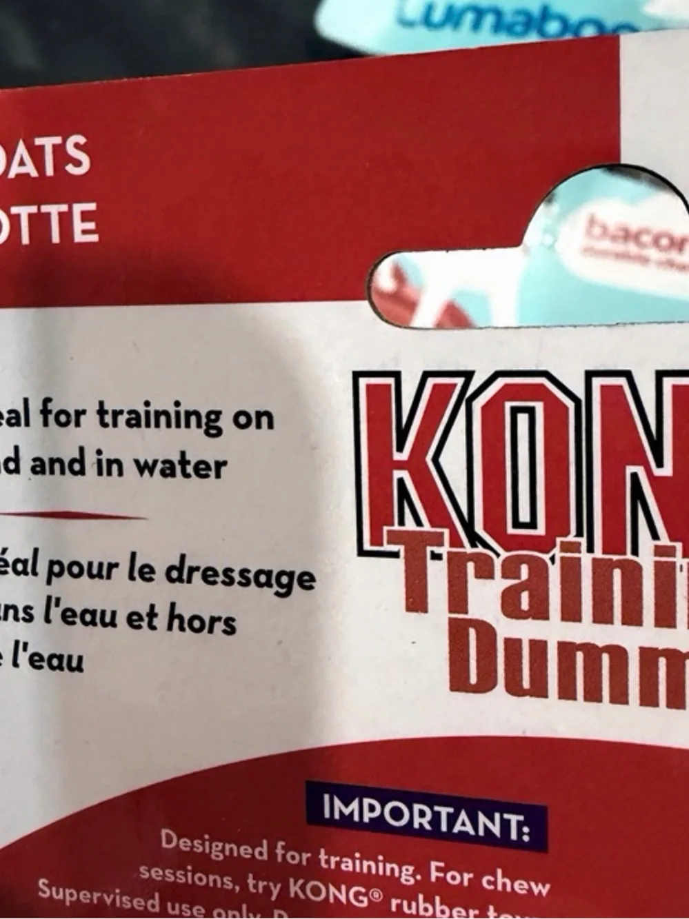 Kong Red Training Dummy and Lumabone -NWT